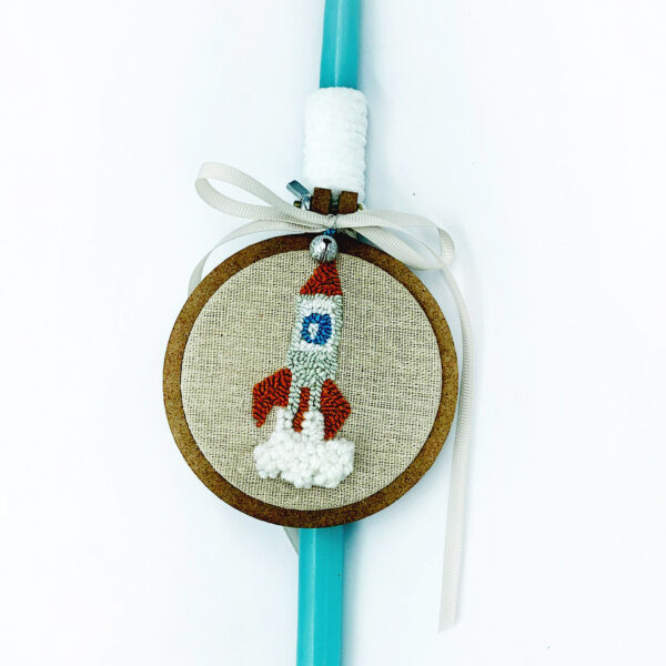 Easter Candles Spaceship