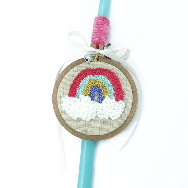 Easter Candles Rainbow