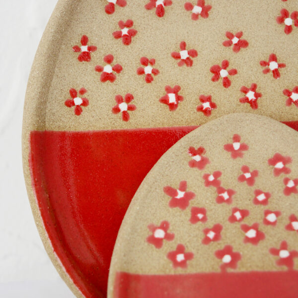 Easter Egg Ceramic Plate (flowers)