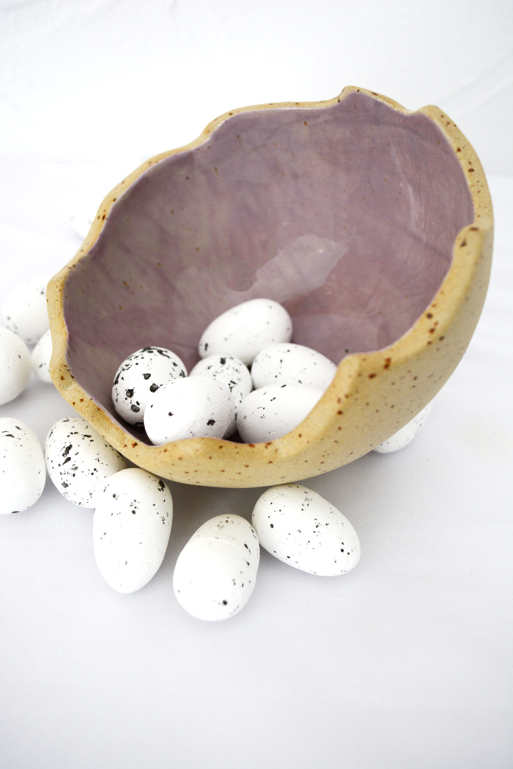 Crackled Ceramic Bowl - Image 3